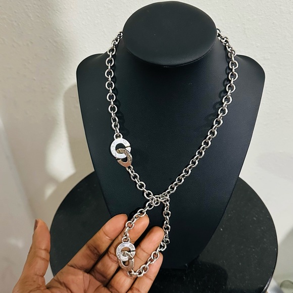 T & Co sterling silver 925 necklace and bracelet set. - Picture 2 of 16